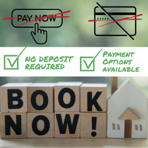 DEPOSITS & PAYMENT TERMS Choose a moving company with payment options, including credit cards, and no deposit requirement.