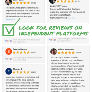 Look for reviews on independent platforms such as Google and ask your realtor for referrals.