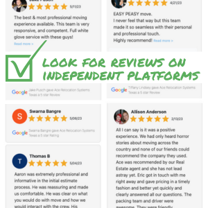 REVIEWS & REFERRALS Look for reviews on independent platforms such as Google and ask your realtor for referrals.